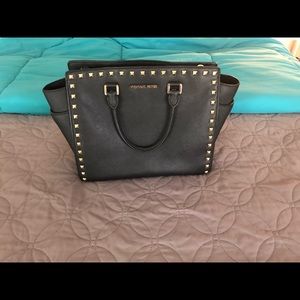 Large Michael Kors Sandrine Studded purse